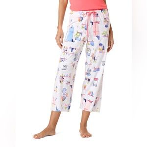 HUE Kitty Kitchen Mess Capri Pajama Pant